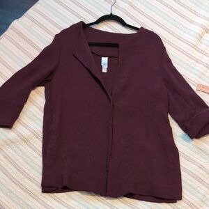Women's Burgundy Blazer